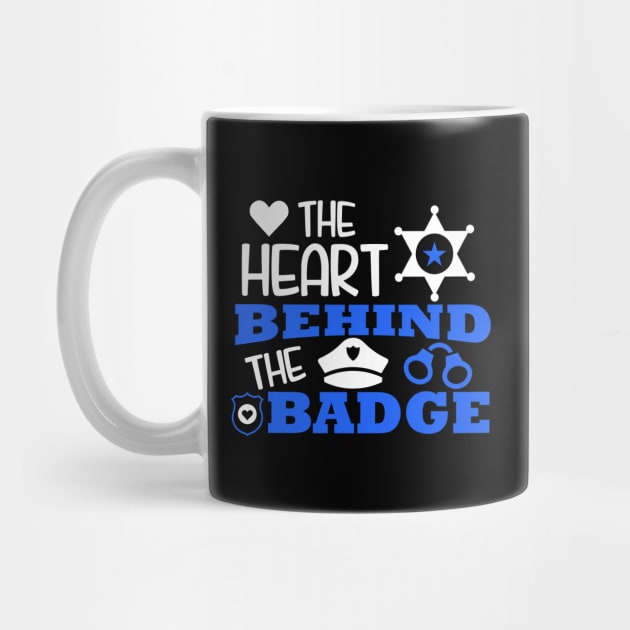 The Heart Behind The Badge Police Officer by cinchwares